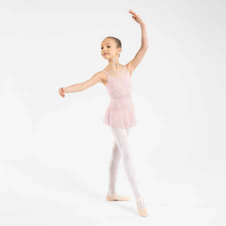 Girls' Ballet Skirted Leotard - Pale Pink