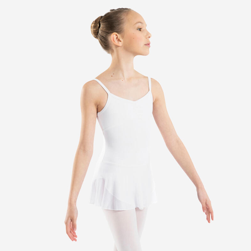 Maillot ballet Niña Starever blanco