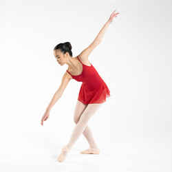 Girls' Ballet Skirted Leotard - Red