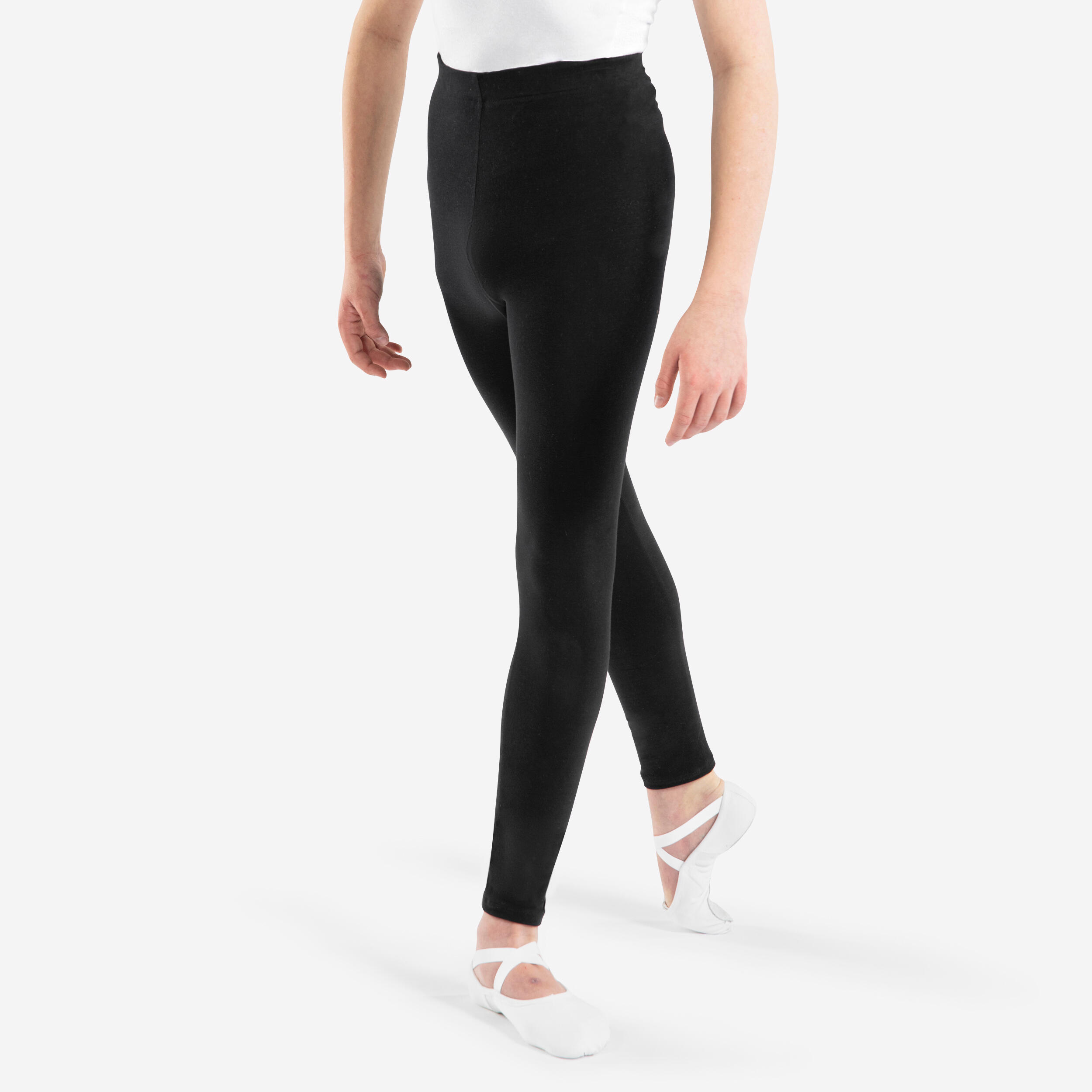 Buy Girls Black Solid Regular Fit Leggings Online - 776547 | Allen Solly