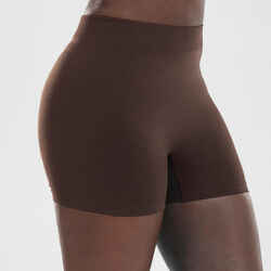 Women's Seamless Modern Dance Shorts - Dark Chocolate