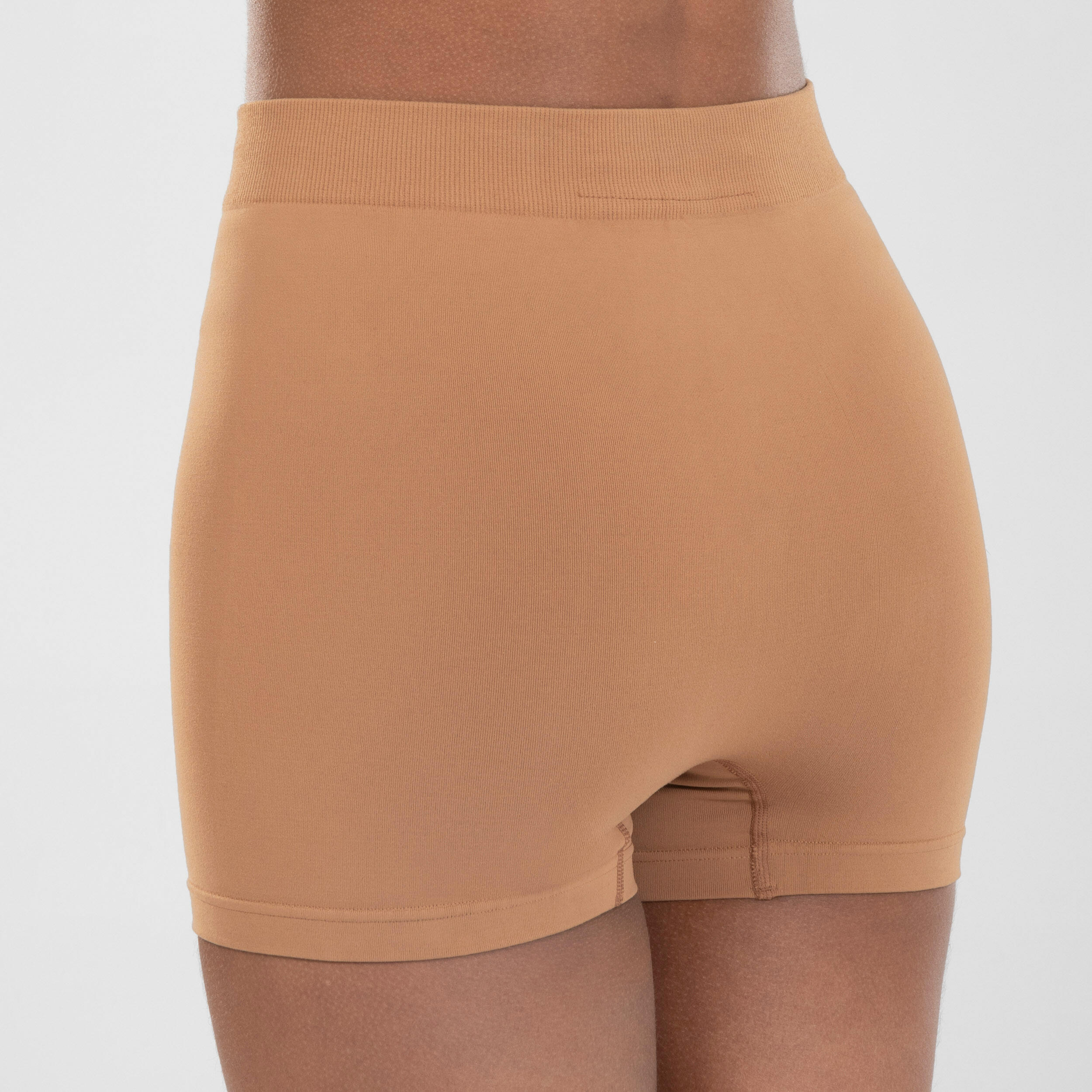 Women's Modern Jazz Seamless High-Waisted Shorts - Caramel 5/5