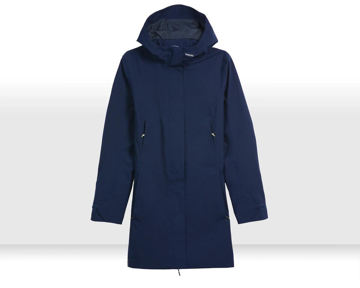 Cire femme impermeable Sailing 300 Bleu marine TRIBORD Decathlon