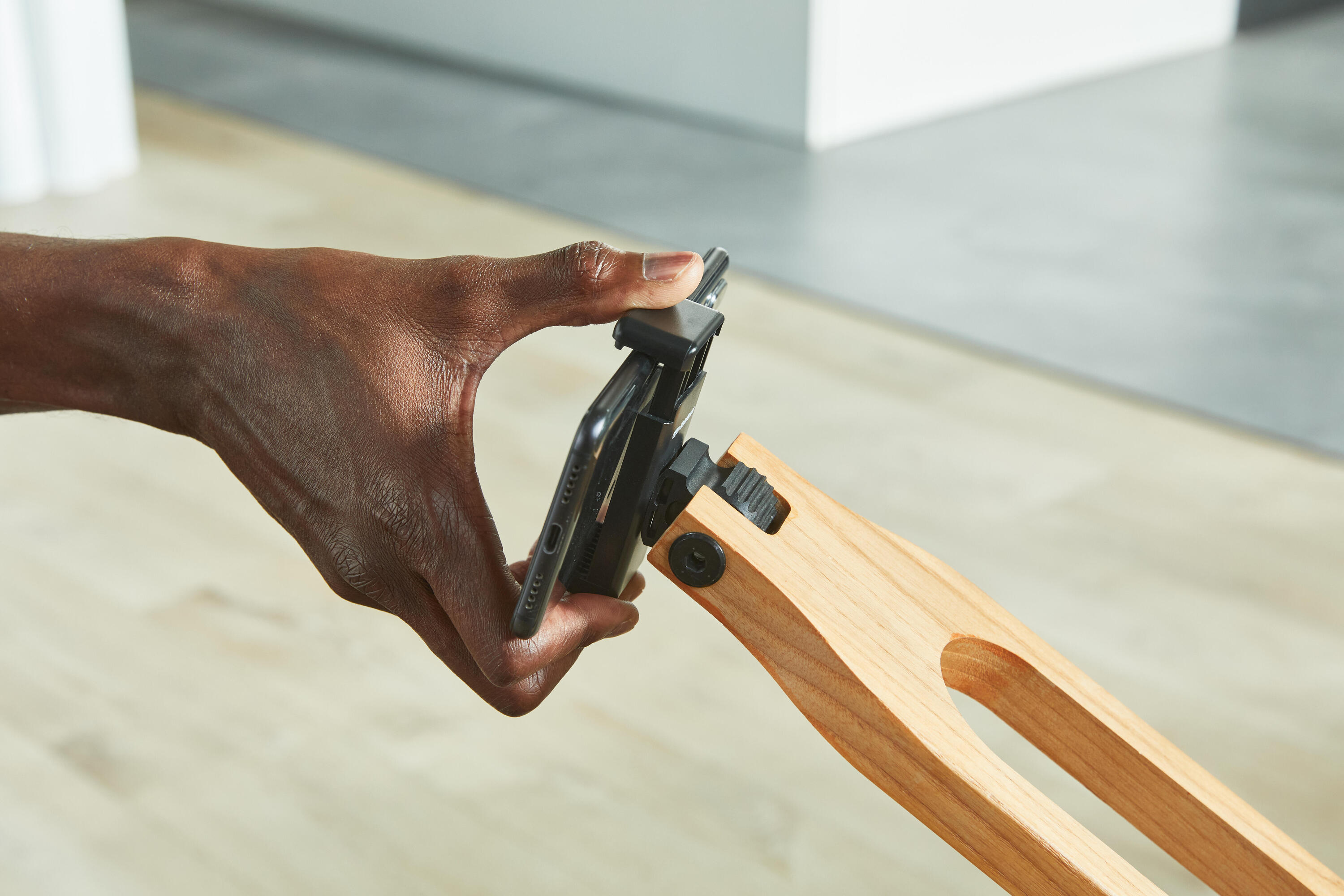 Rameur en bois et à eau Domyos x Waterrower WR3 8/18