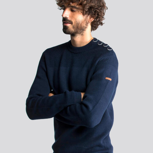 Pull marin Homme bleu marine