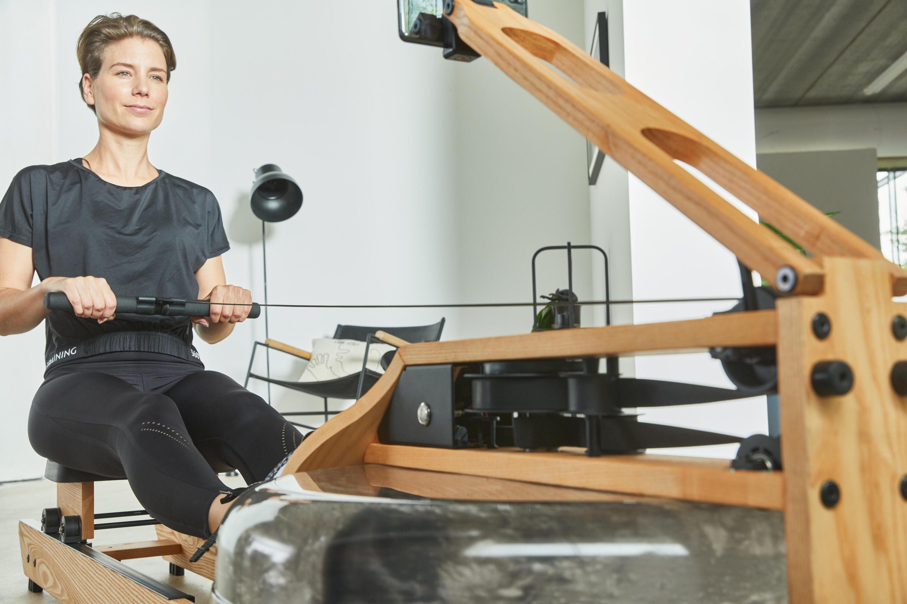 Rameur en bois et à eau Domyos x Waterrower WR3 17/18