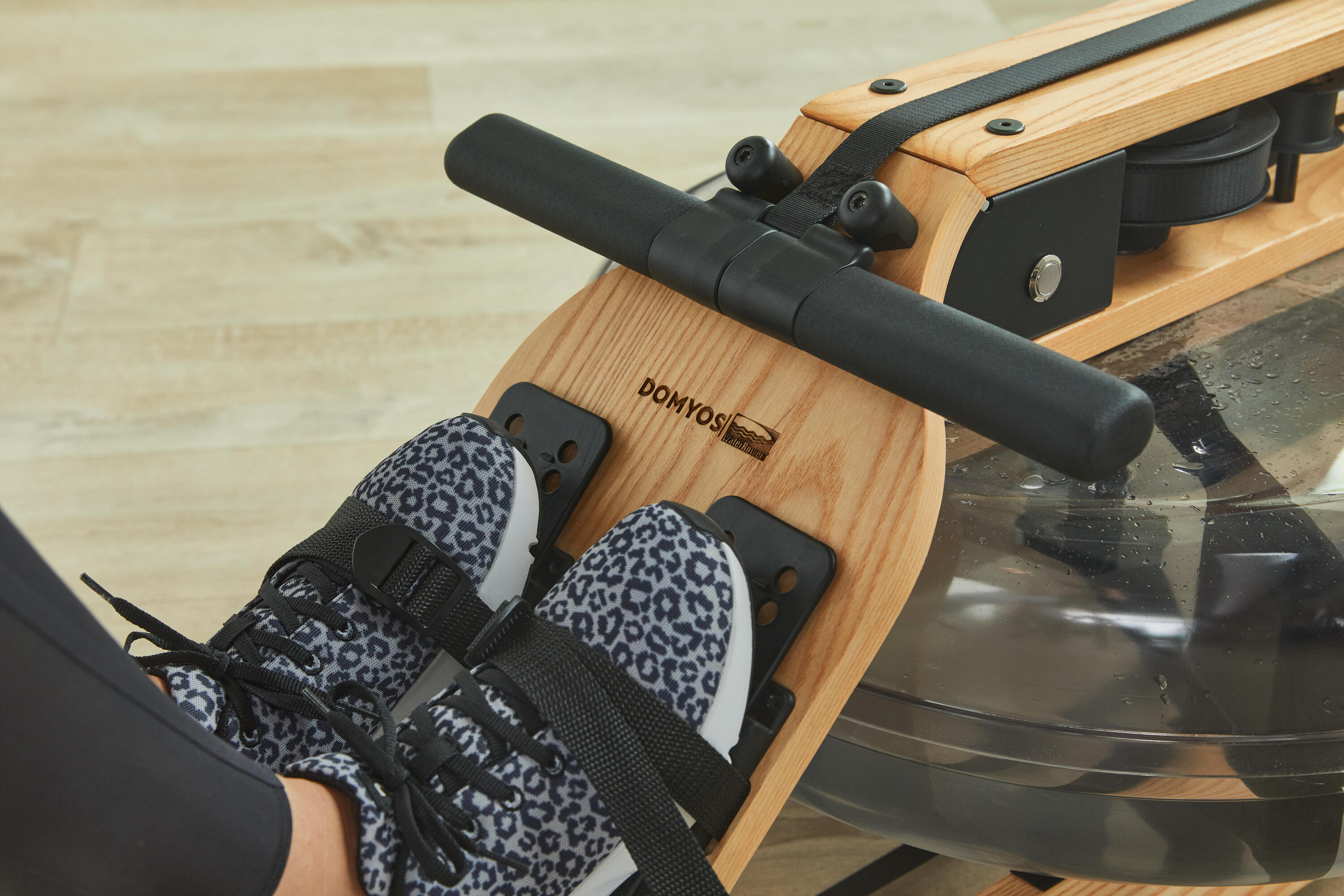 Rameur en bois et à eau Domyos x Waterrower WR3 7/18