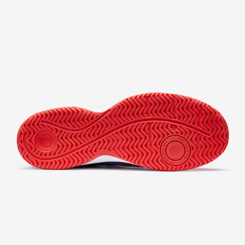 Çocuk Lacivert Kırmızı Cırt Cırtlı Spor Ayakkabı TS160