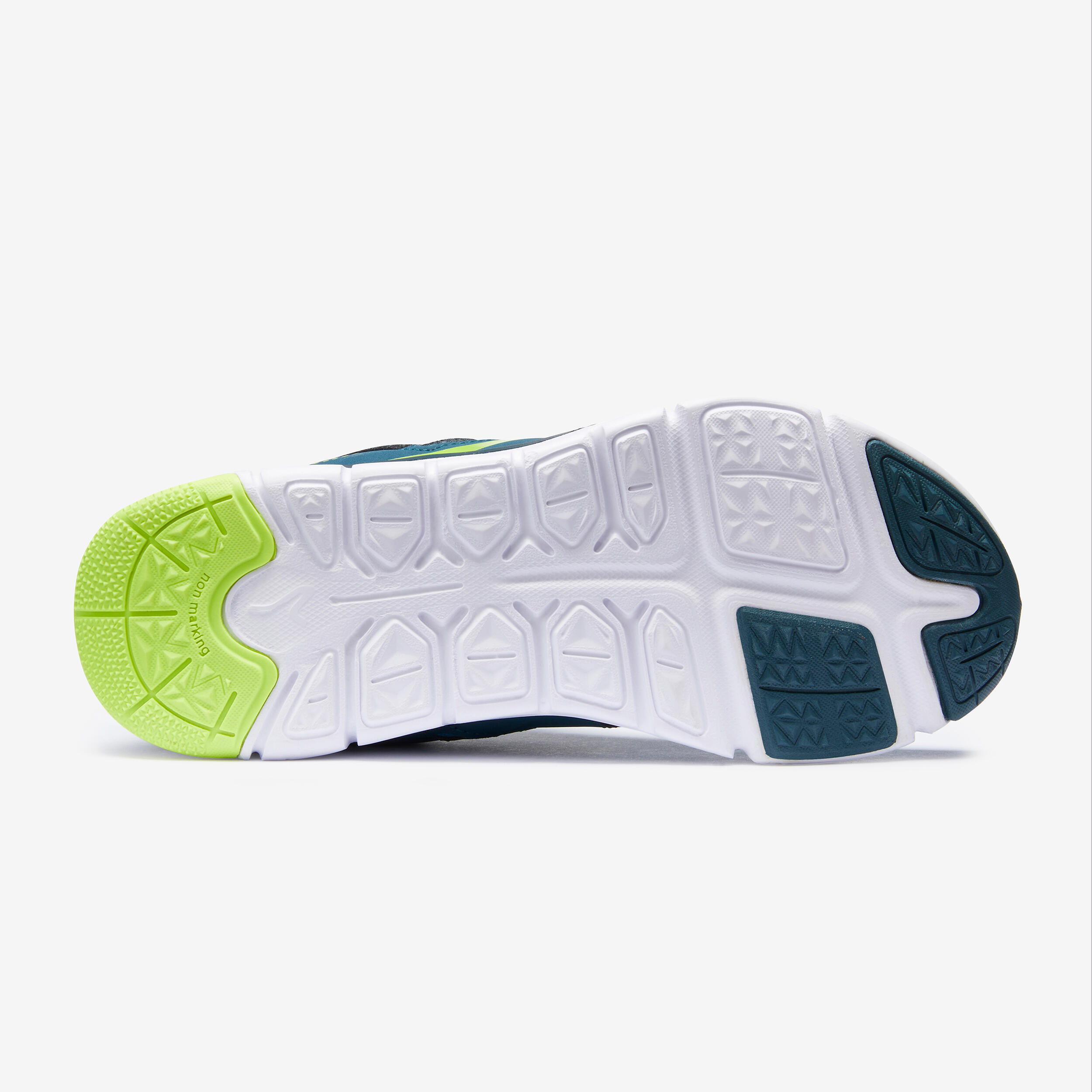 Kids' lightweight and breathable rip-tab trainers, teal 8/8