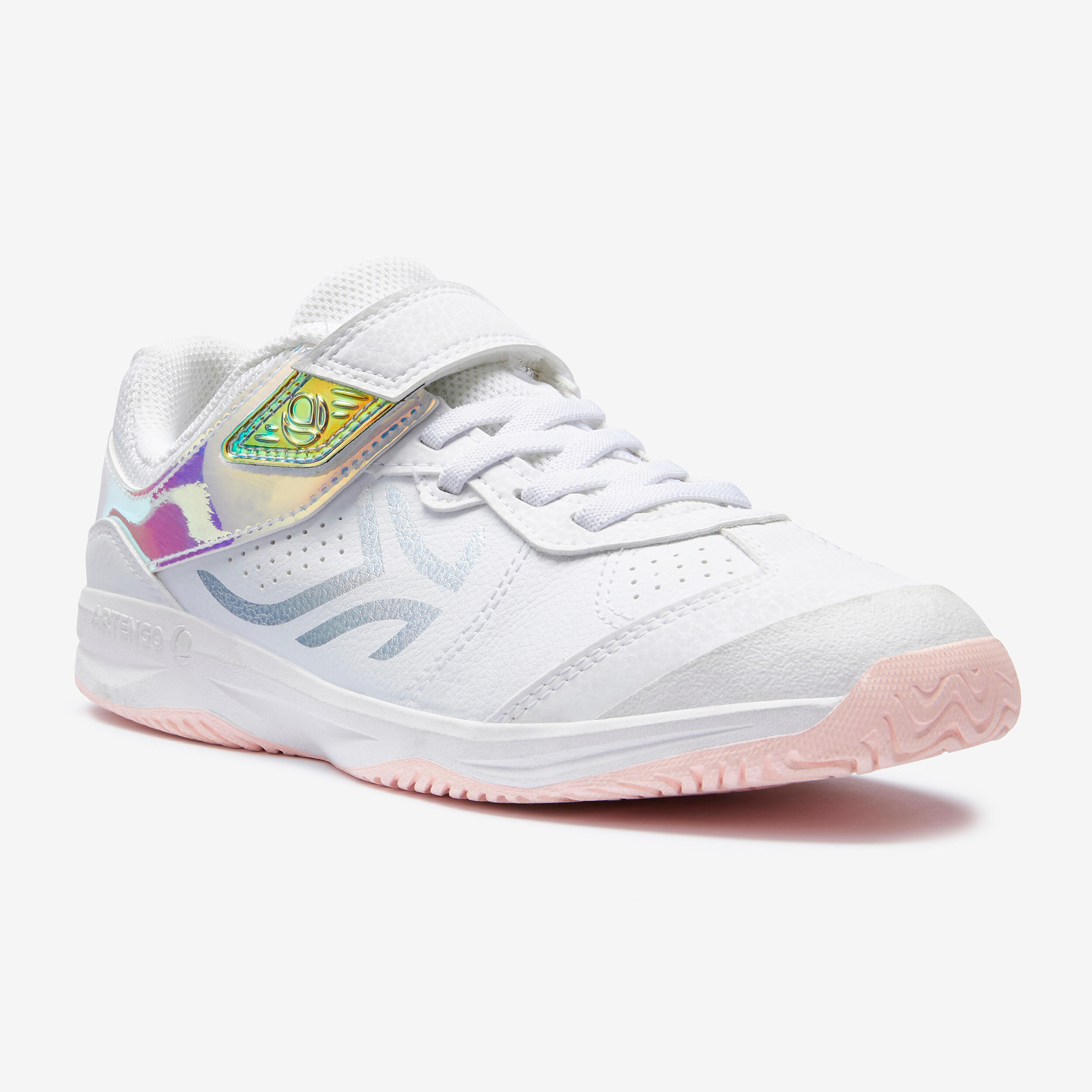 Kids' Tennis Shoes - TS 160 White - DECATHLON