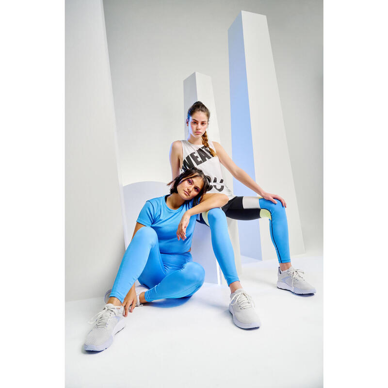 Maiou 520 Fitness Cardio Alb-Negru Damă 