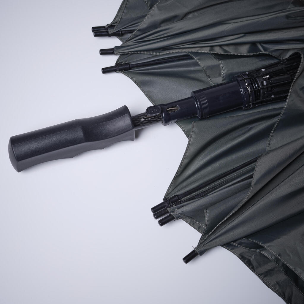 HIGH-RESISTANCE UMBRELLA OLIVE GREEN DIAMETER 121 cm