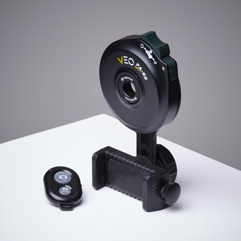 Adapter do smartfonów digiscoping Vanguard VEO PA-65 z wyzwalaczem bluetooth