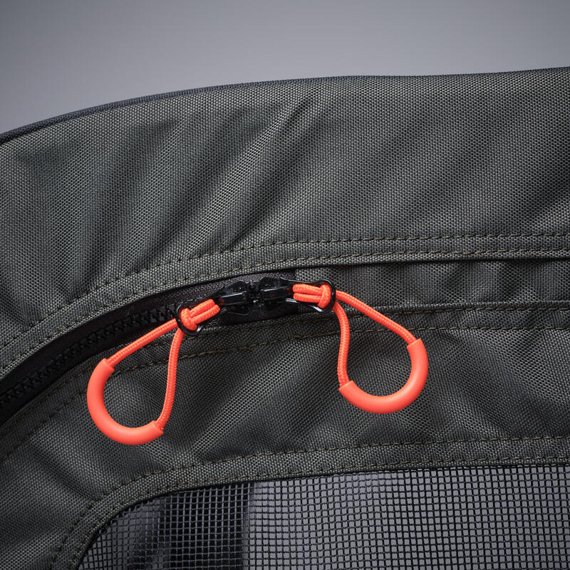 Folddown transport crate for 1 dog grey SOLOGNAC Decathlon