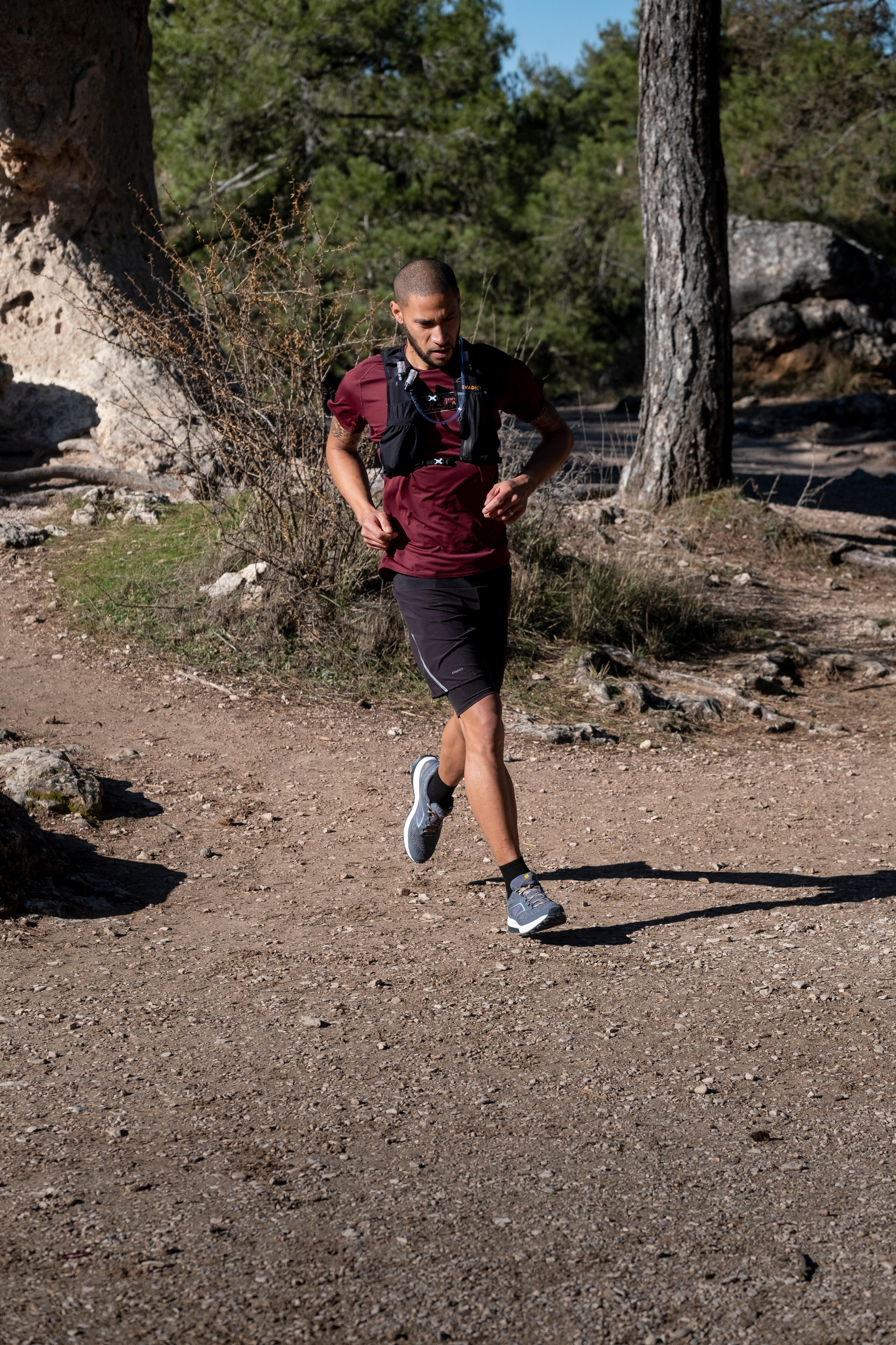 Men's Trail Running Shoes - Grey - EVADICT