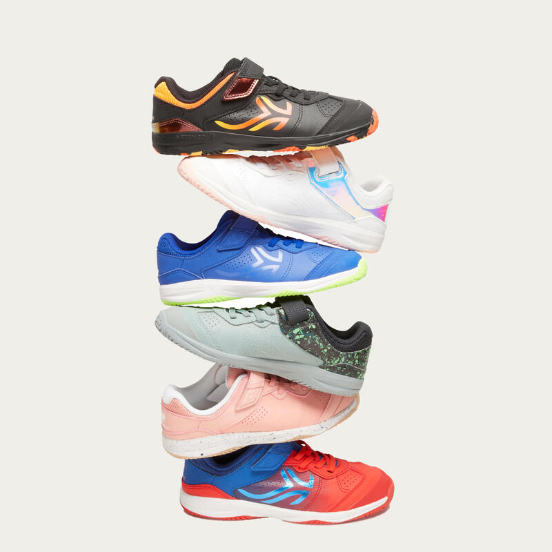 Kinder Sportschuhe Klettverschluss ‒ TS160 schwarz/orange
