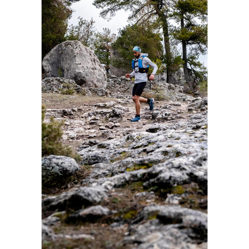 Laufjacke Trailrunning Herren grau