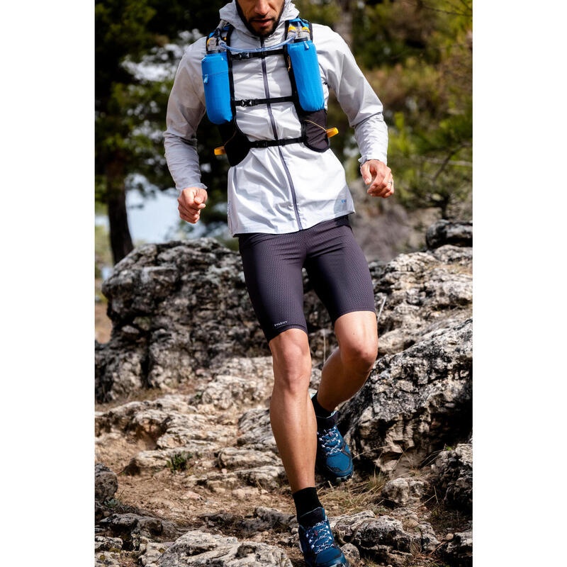 Laufjacke Trailrunning Herren winddicht - Run 900 Wind grau