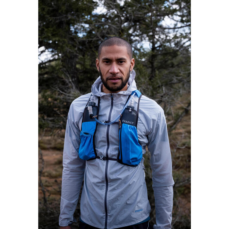 Laufjacke Trailrunning Herren winddicht - Run 900 Wind grau