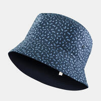 Bob réversible enfant bleu