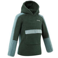 Polaire de randonnée - Columbia Hoodie Sherpa Verte - Enfant 7-15 ans