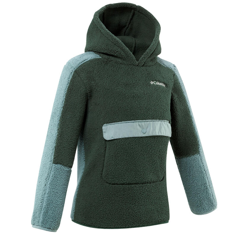 Polar de caminhada - Columbia Hoodie Sherpa Verde - Criança 7-15 anos