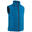 Chlapecká turistická hybridní prošívaná vesta modrá