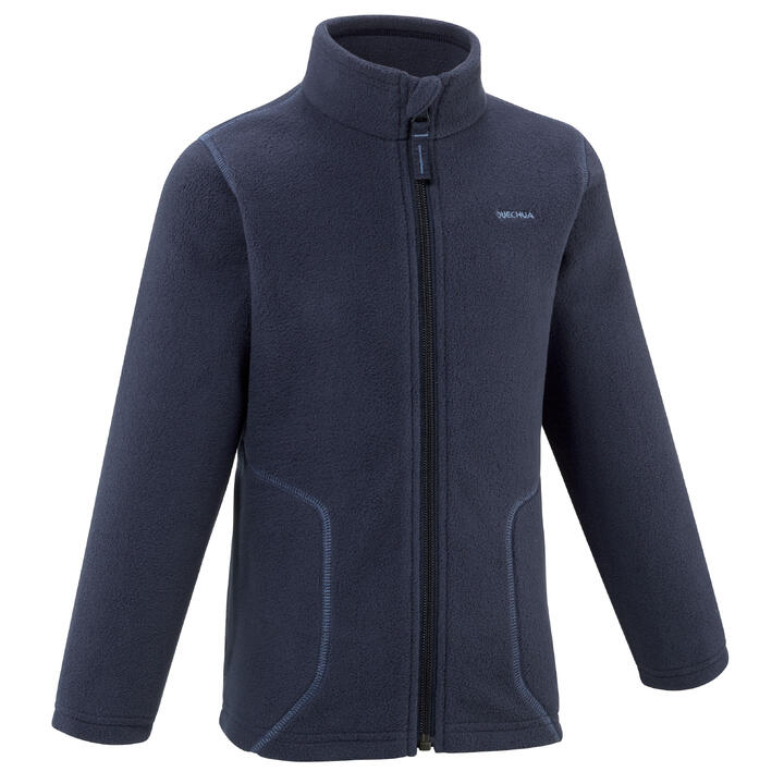 Hiking fleece jacket MH150 children 26 years QUECHUA Decathlon