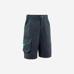 Kids’ hiking shorts - MH500 KID dark grey - 2-6 years old