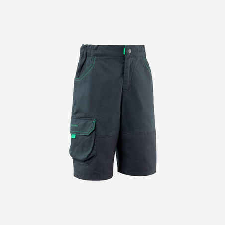 Kids’ hiking shorts - MH500 KID dark grey - 2-6 years old