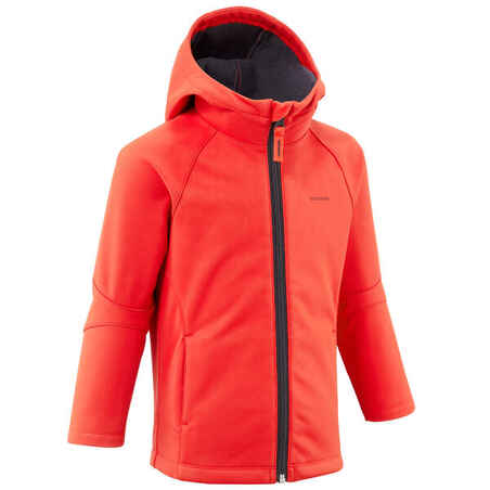 Softshell Hiking jacket - MH550 Bright Orange - Ages 2-6