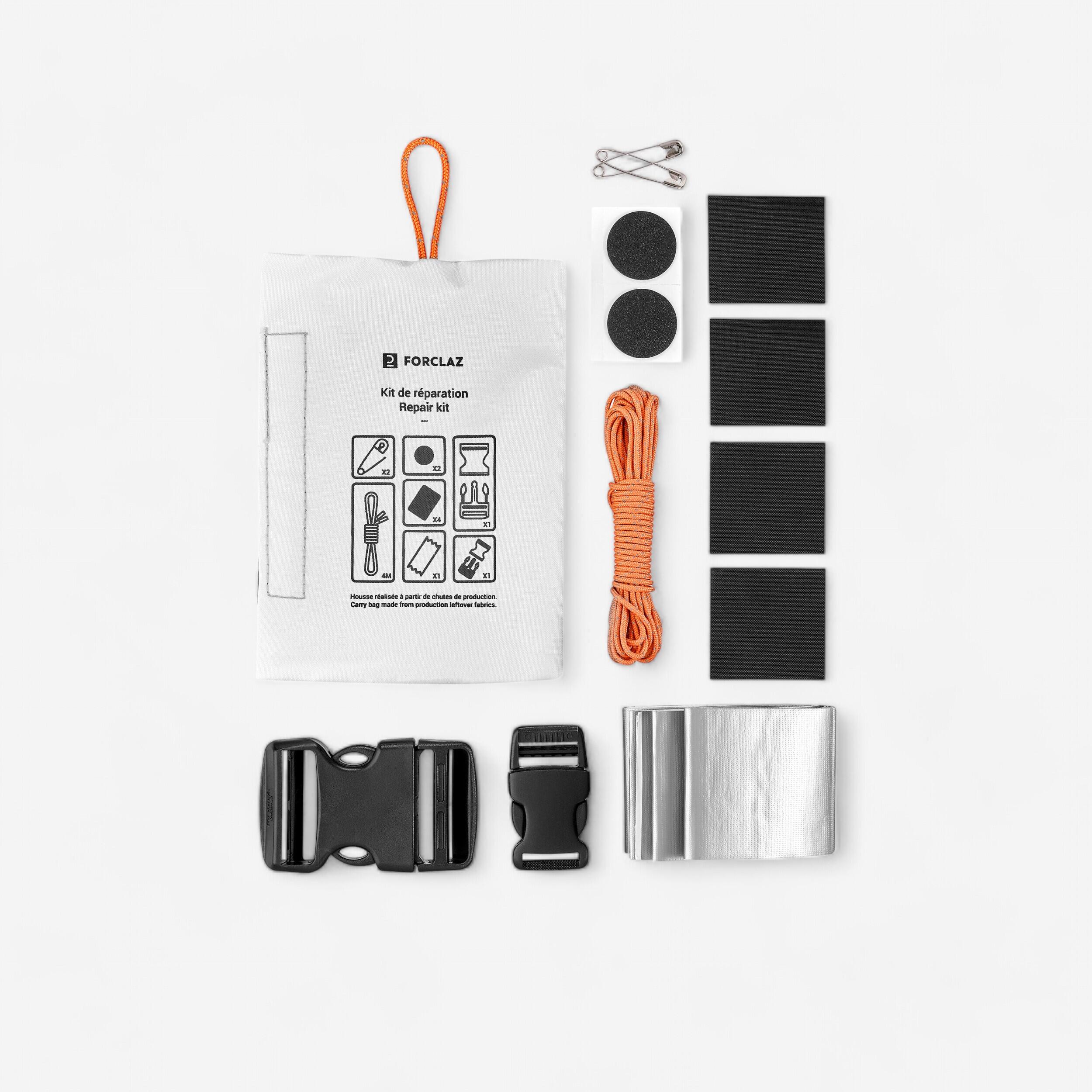 FORCLAZ Reparatur-Kit multifunktional Trekking