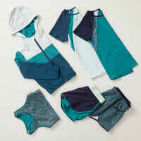 Girls' 2-in-1 Shorts - Blue Green