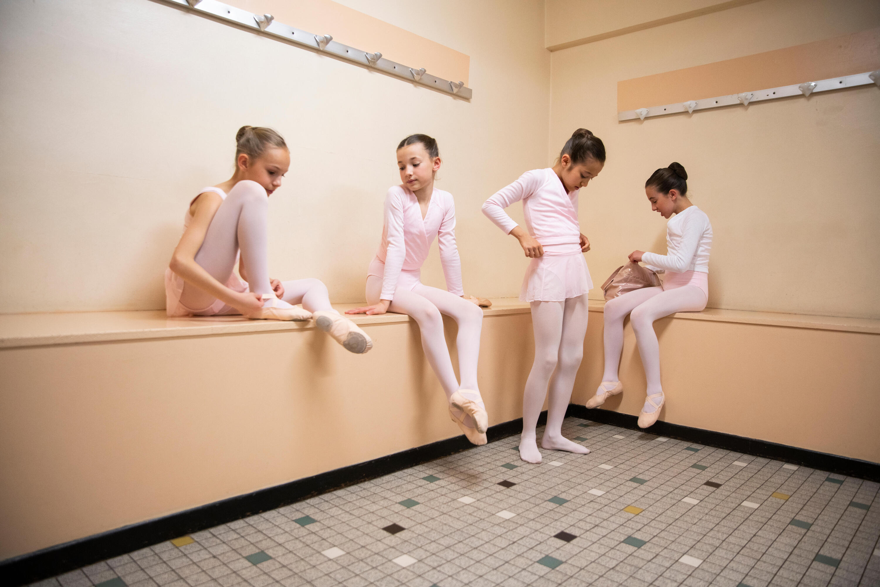 Cache-cœur de danse classique fille 6/7