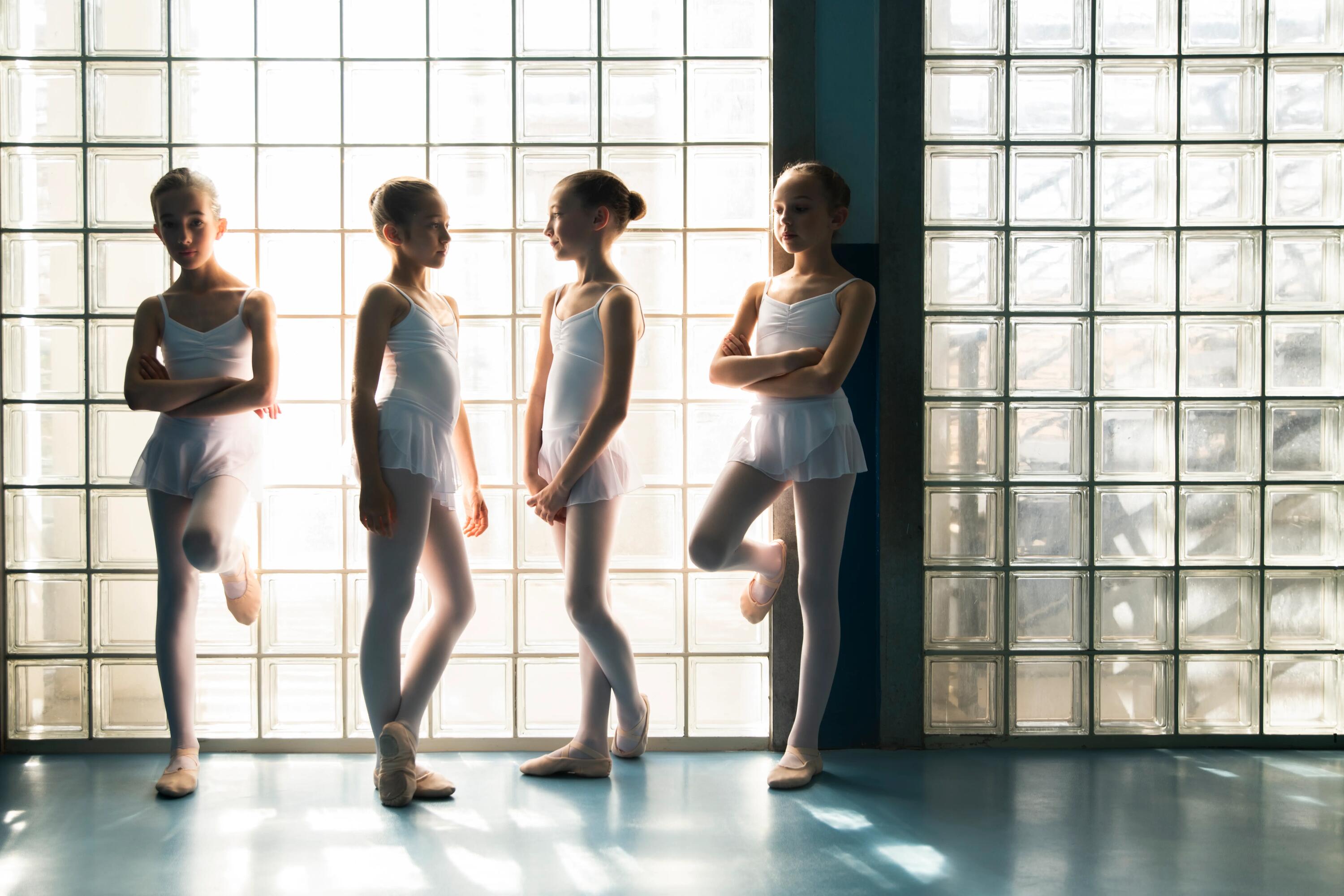 Túnica de Ballet Menina, Branco 17/19