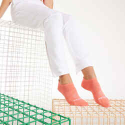Calcetines cortos de tenis Pack de 3 Artengo RS 160 azul rosa blanco