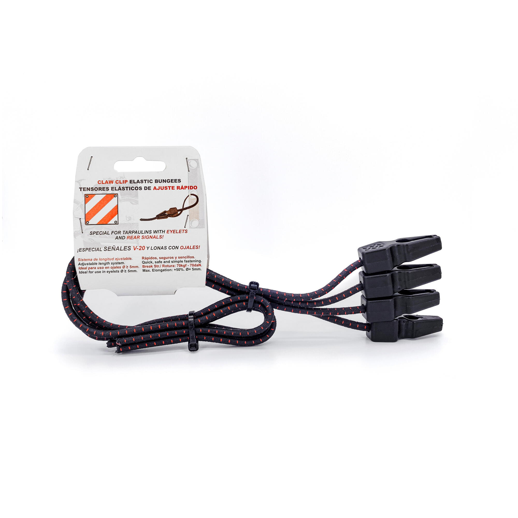 Pulpos tensores elásticos Pack de 4 para placa V 20 Magma 16/28
