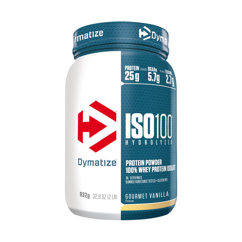 Protéines en poudre - Dymatize ISO100 Gourmet Vanille 932g