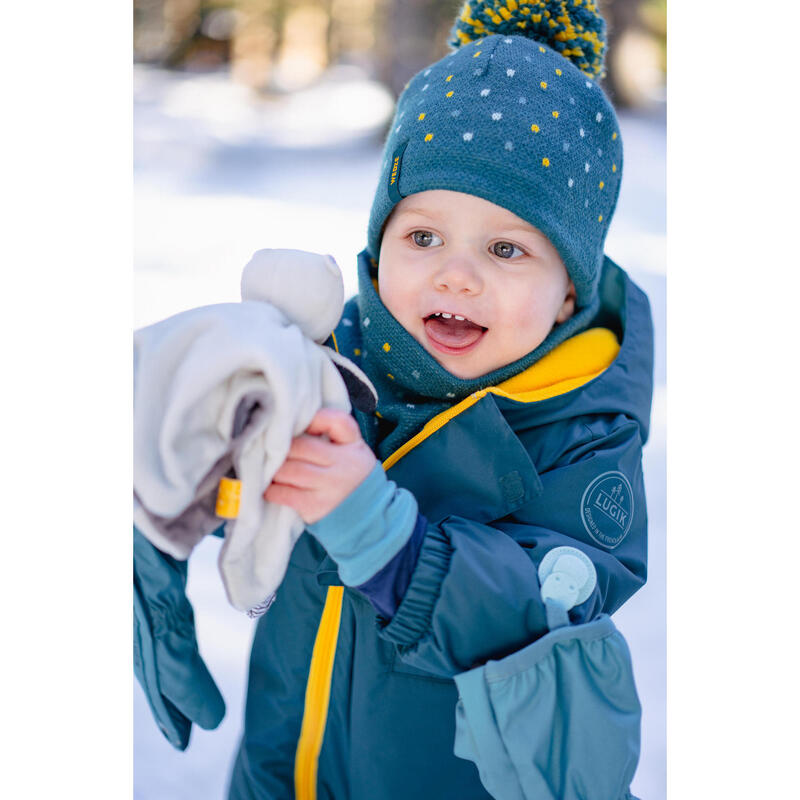Schneeanzug Skianzug Baby - Lugiklip Warm grün
