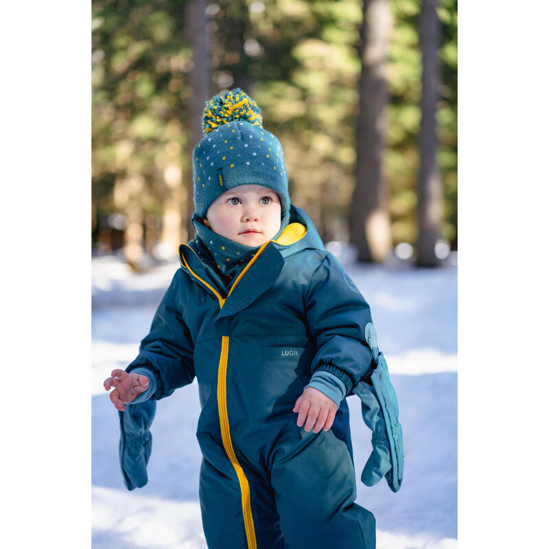 Schneeanzug Skianzug Baby - Lugiklip Warm grün