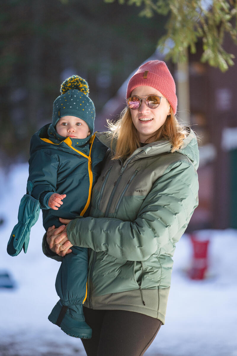 Costum săniuș/schi WARM LUGIKLIP Verde Bebe 