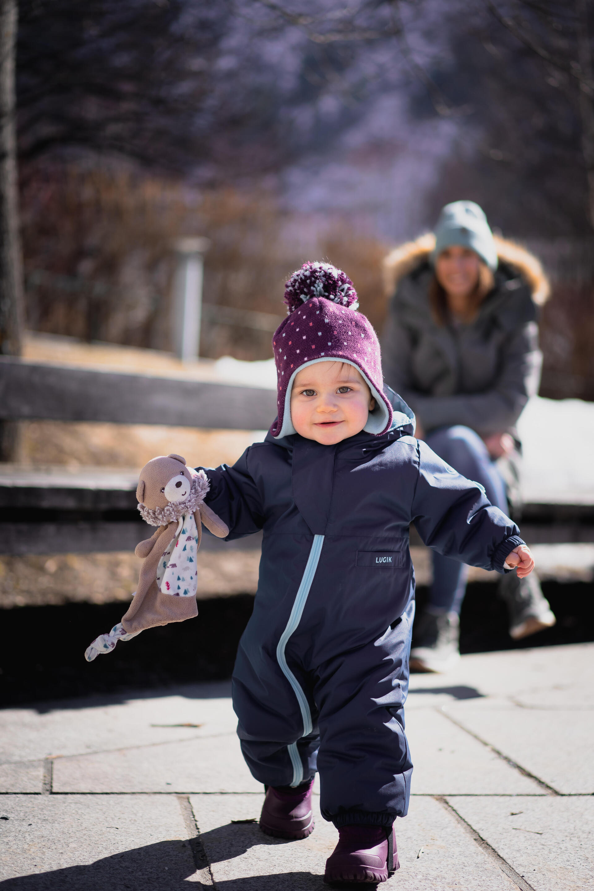Baby Ski Suit WARM LUGIKLIP Blue