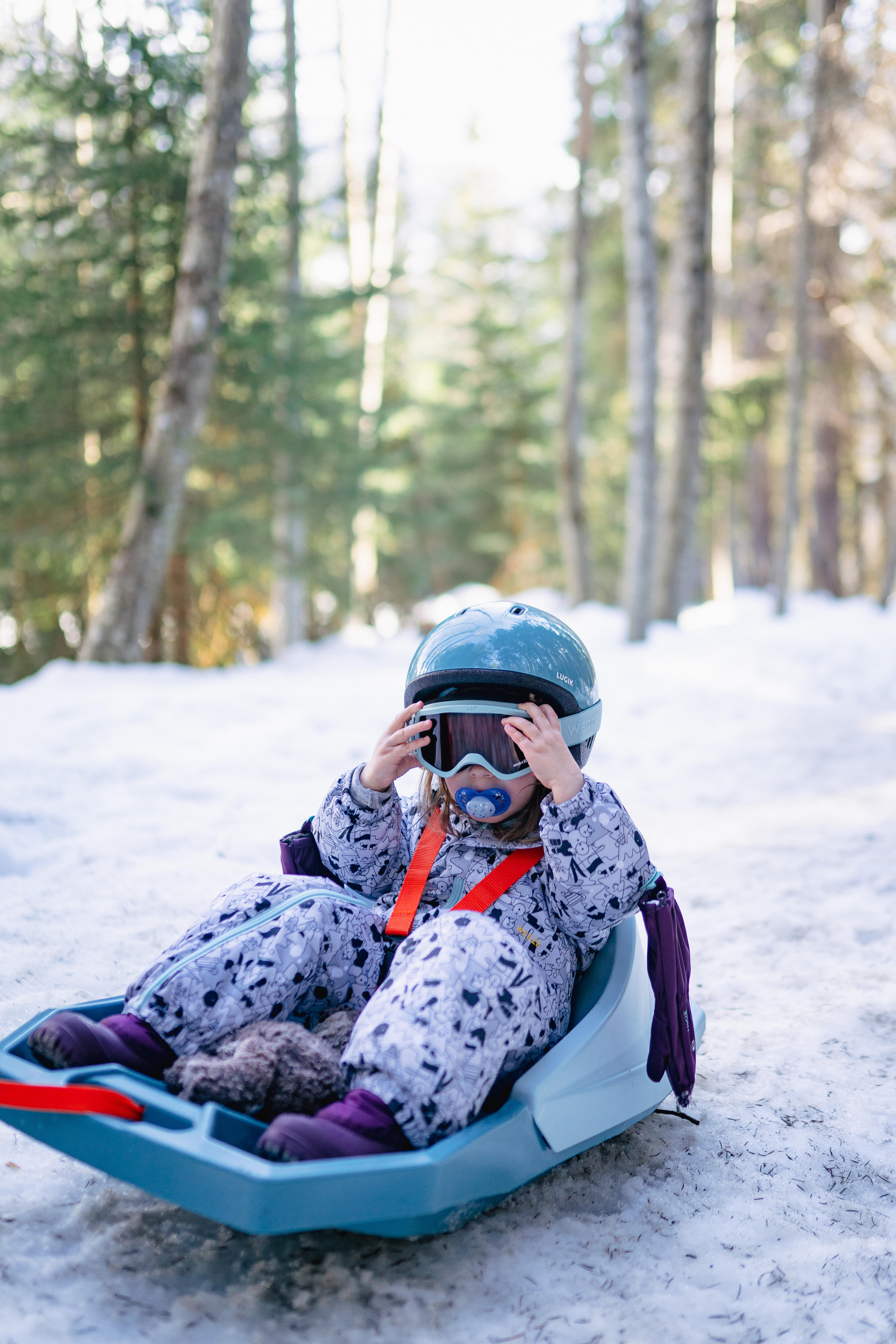 Kids' Ski/Sledding Goggles – 500 12-36 months - LUGIK