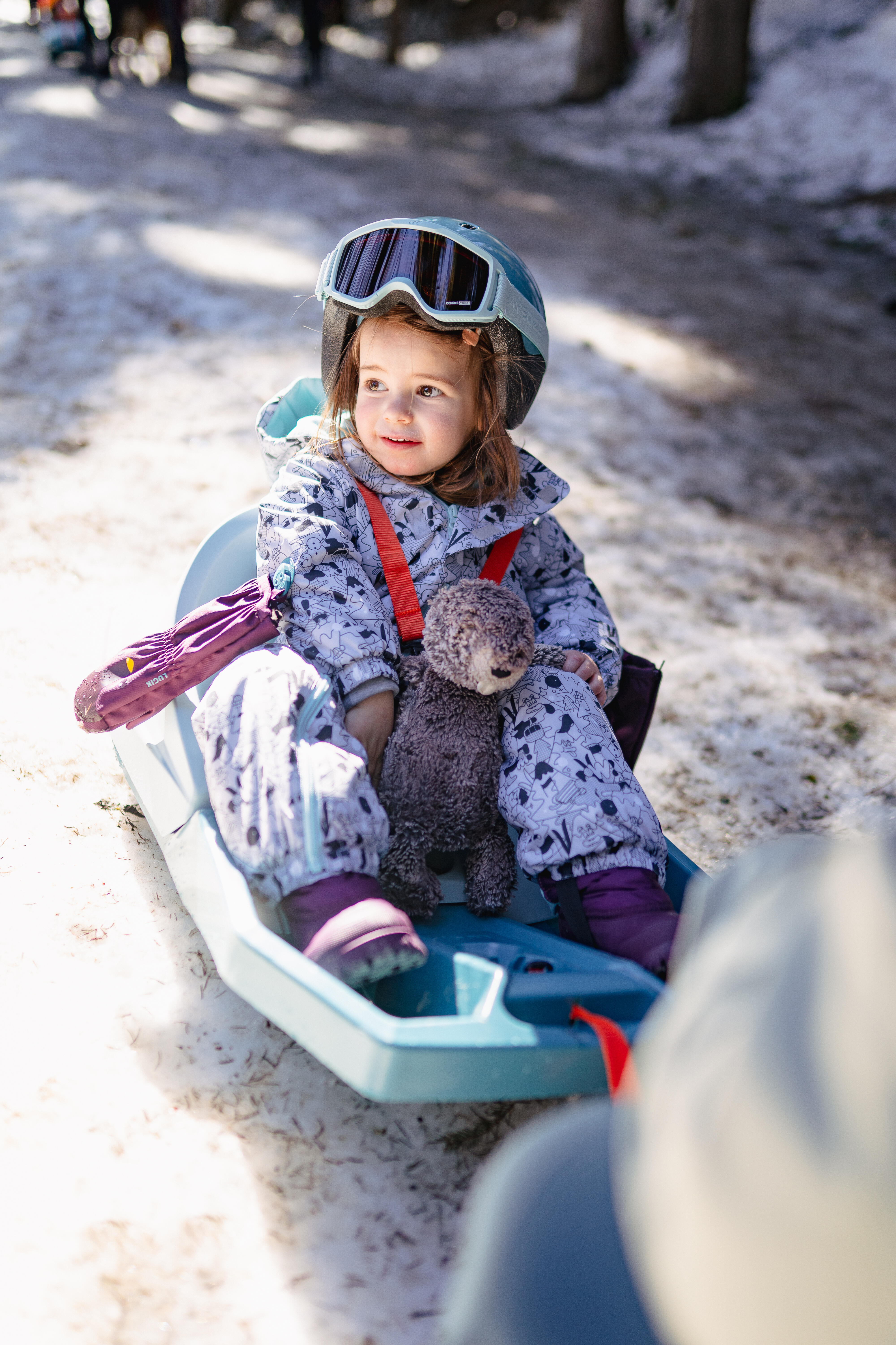 Kids' Ski/Sledding Goggles – 500 12-36 months - LUGIK