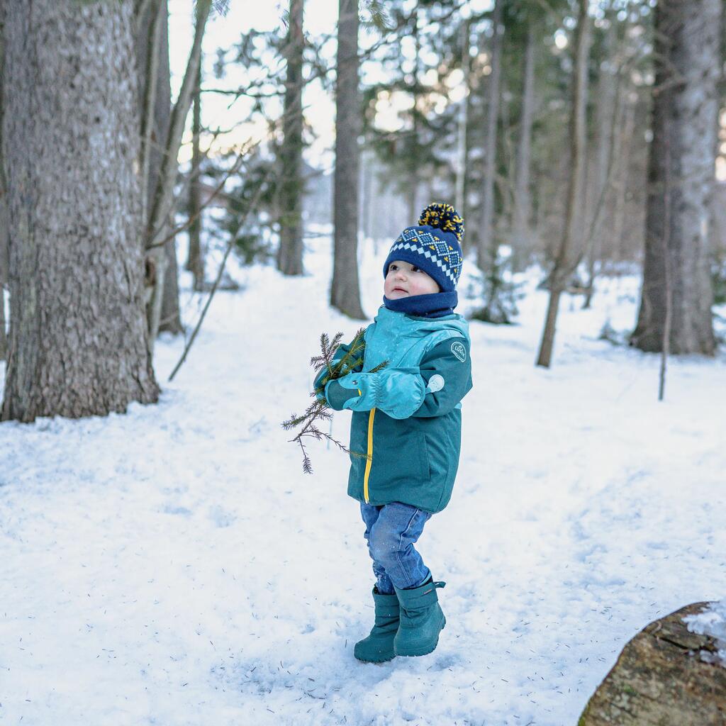 Baby Snow Boots, Baby Après-Ski WARM Turquoise