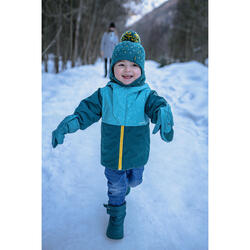 Moufles ski bebe 500 warm turquoises WEDZE Decathlon
