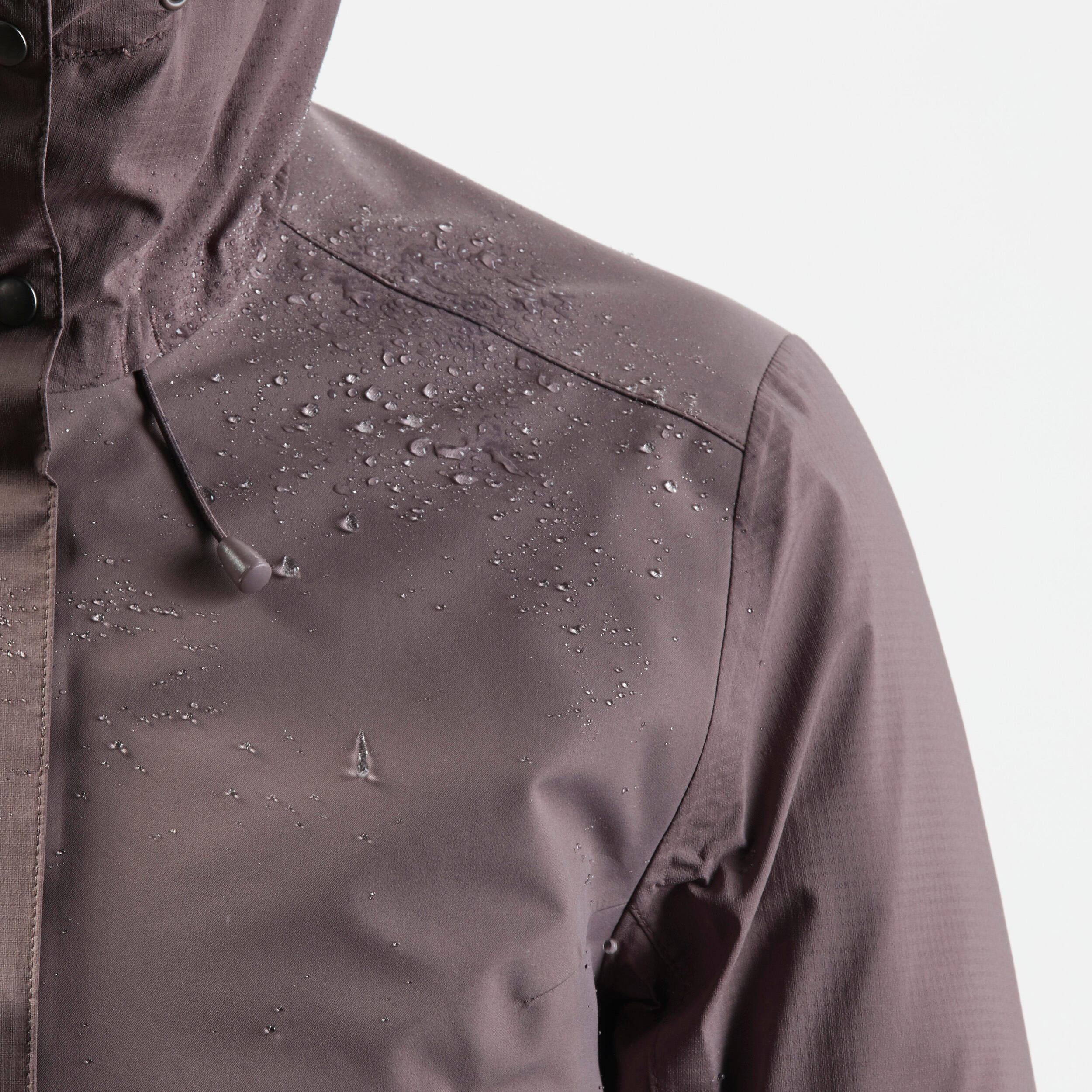 Women's 3-in-1 Waterproof Travel Trekking Jacket - Travel 900 Compact -10°C