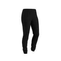 Women's Slim Fitness Jogging Bottoms 500 - Black