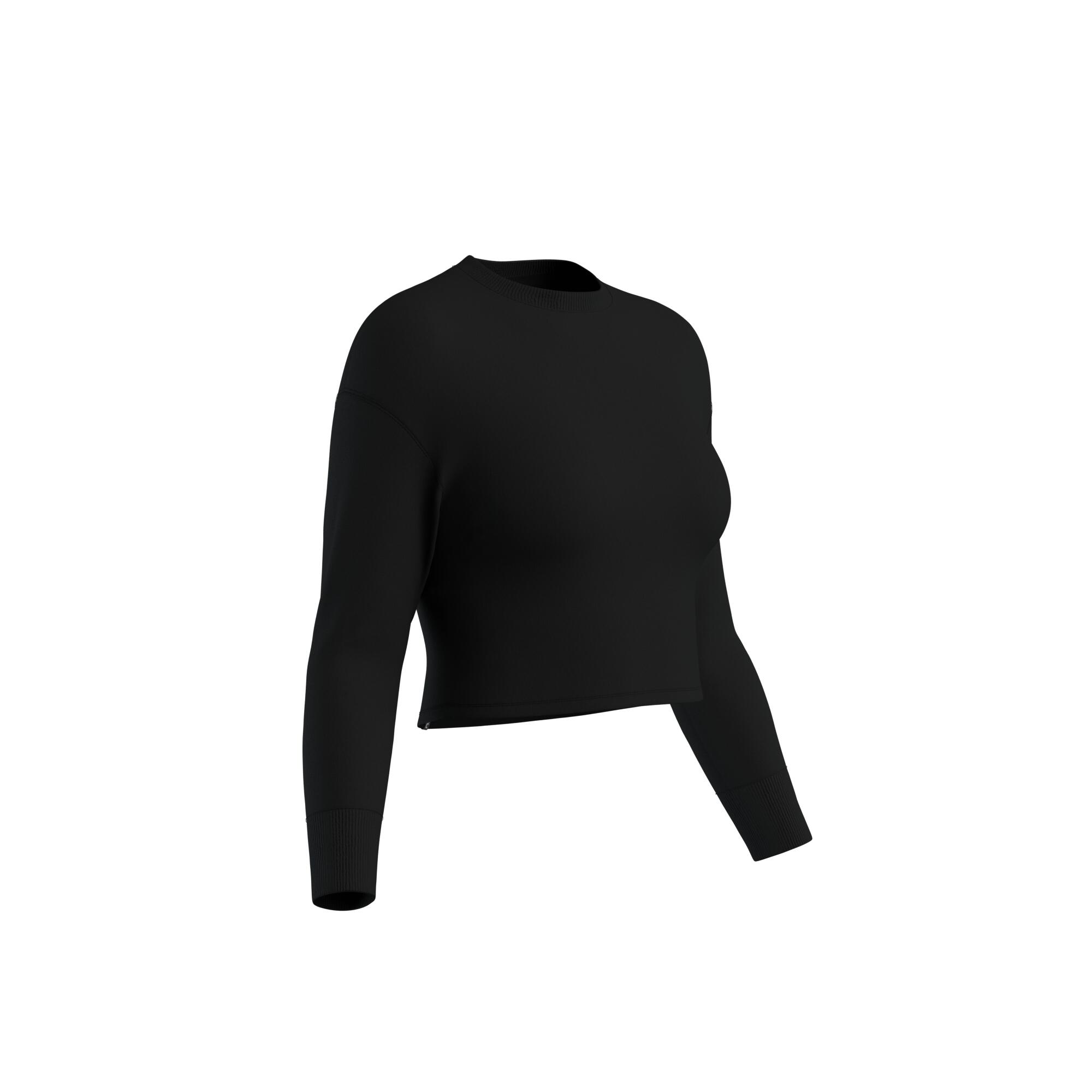 Chandail de sport femme – 520 noir - DOMYOS