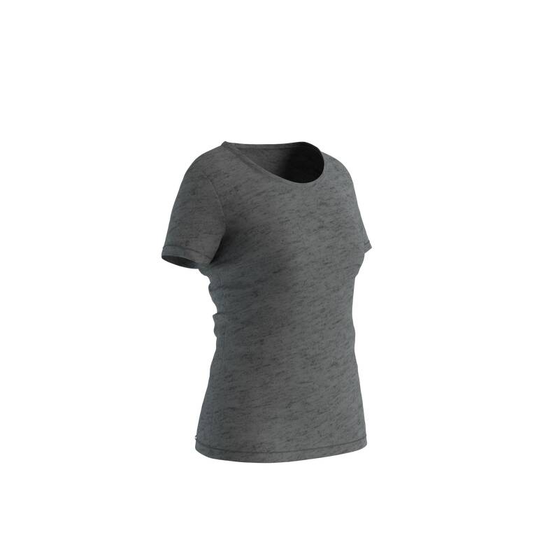 100% Cotton Fitness T-Shirt - Grey